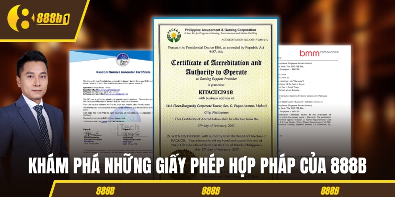 888b giay phep Khám phá những giấy phép hợp pháp của 888B